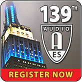 Carl Tatz to Participate in Two Panels at 139th International AES Convention in New York City